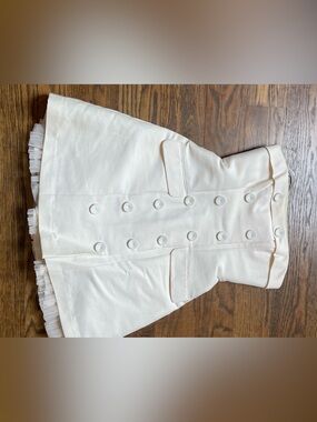 BCBG Satin Double Buttoned dress